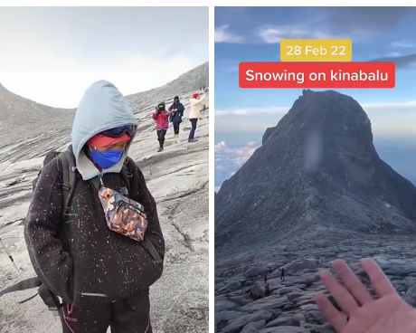 Di kinabalu salji gunung [Video]: Fenomena