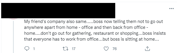 bos tak berhati perut suruh datang kerja, tapi bos sendiri duduk rumah