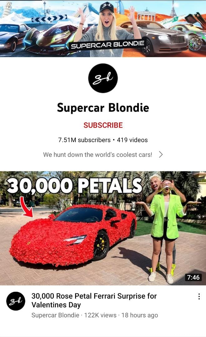 supercar blondie sangat meyerlah di youtube