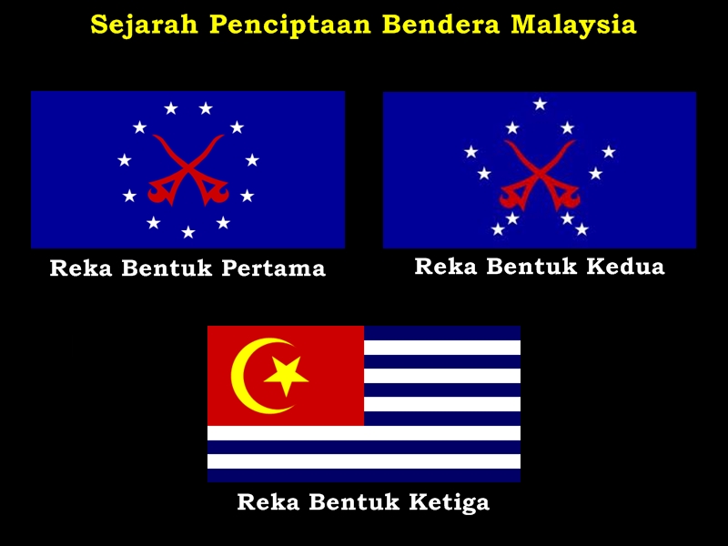 Kuning gemilang melambangkan jalur warna Bendera Malaysia
