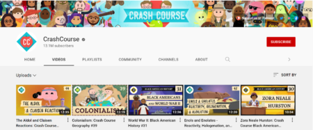CrashCourse Saluran Youtube